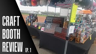 Craft Fair BOOTH REVIEW  Ep 1  Vendor Booth Display Ideas [upl. by Bertilla]