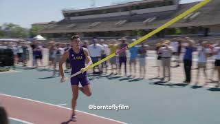 Mondo Duplantis  601m attempts LSU  42719 [upl. by Charmine]