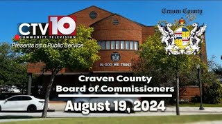 Craven County Board of Commissioners Regular Meeting [upl. by Fara]