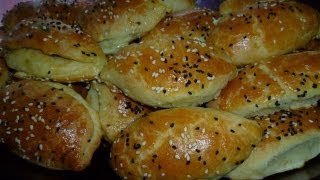 Türkische Teigtaschen mit HackfüllungTürkische RezepteKiymali pogca [upl. by Anahgem]