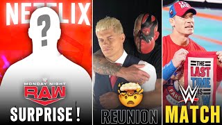 FINALLY  John Cena RETURN For MATCH IN 2024  Cody And Dustin Rhodes Reunion  HUGE SURPRISE At Raw [upl. by Estevan]