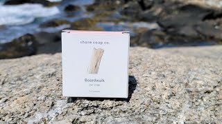 Soap Shore company Boardwalk bar soap review [upl. by Neneek]