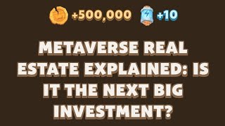 Metaverse Real Estate Explained Is It the Next Big Investment [upl. by Ijok100]