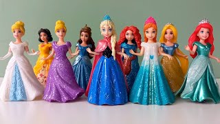 Disney Princess Doll Makeover  DIY Miniature Ideas for Barbie  Wig Dress Faceup and More DIY [upl. by Leen]