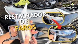 Restaura los faros de tu AUTO  Fácil y Barato  Tote Martínez [upl. by Snahc]