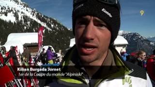 Alpiniski lunique épreuve mondiale de cet hiver organisée en Suisse cétait aux Marécottes [upl. by Chadburn156]