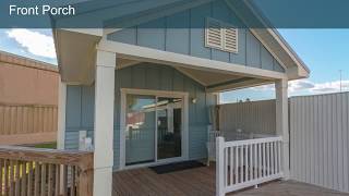 Oh So Cute Waverly Cottage Tour  1 Bed 1 Bath 555 sf  Palm Harbor Homes Florida [upl. by Edd215]