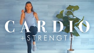 Cardio amp Bodyweight Strength Workout for Beginners amp Seniors  30 min all Standing [upl. by Terrence939]