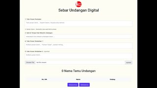 Cara Sebar Website Undangan Digital Kepada Tamu FarhanOnlen [upl. by Brader]