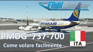 Boeing 737 PMDG guida rapida italiano FS2020 [upl. by Trimmer]