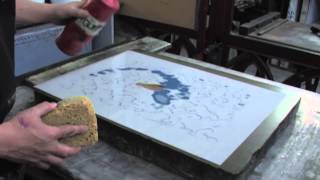 Plate Lithography at Edinburgh Printmakers [upl. by Edrea]