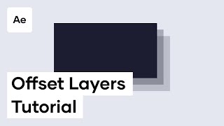 How To Offset Layers in Adobe After Effects [upl. by Seely]