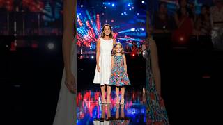 The mother and daughter excite the audience on AGT americasgottalent agt magic shorts [upl. by Eniksre]