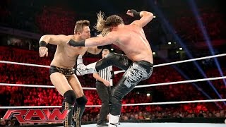 Dolph Ziggler vs The Miz  WWE World Heavyweight Championship Tournament Raw November 9 2015 [upl. by Kerns]