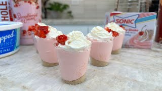 Strawberry Shortcake Pudding Shots [upl. by Donica]