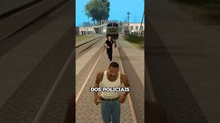 Os POLICIAIS desviam do TREM em cada GTA gta grandtheftauto gtav jogos [upl. by Gnot]