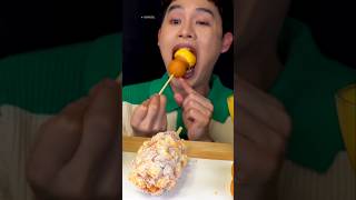 EATING CHEESE BALLS AND CHEESE TTEOKBOKKI shorts mukbang cheeseballs tteokbokki [upl. by Gaudet]