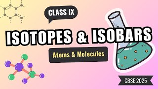 Isotopes and Isobars  Class IX  CBSE [upl. by Dorahs]