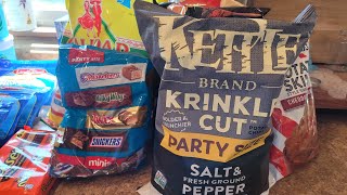 Winco Grocery haul Family of 4 adults Camp trip Pantry project frugalliving [upl. by Assirk357]