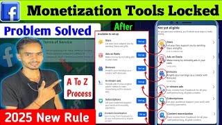 Facebook Monetization Lock 🔐 Fix  Facebook se paisa kaise kamaye  fb Content Monetization toolsfb [upl. by Loring]