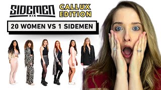 Reaction TO 20 WOMEN VS 1 SIDEMEN CALLUX EDITION [upl. by Sims]