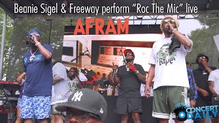 Beanie Sigel and Freeway perform quotRoc The Micquot amp quotFlipsidequot live 2024 Baltimore AFRAM [upl. by Lirpa536]