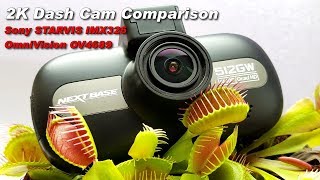 2K Dash Cam Comparison Sony Starvis IMX326 vs Omnivision OV4689 A119 NextBase 512GW MF3 [upl. by Eilyak845]