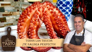 2 x 1 Te enseño todos los trucos para cocer el pulpo  Receta pulpo a la gallega [upl. by Eilsek]