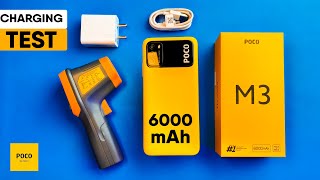 POCO M3 Charging Test 6000 mAh ⚡ 225W Fast Charger [upl. by Adnale]