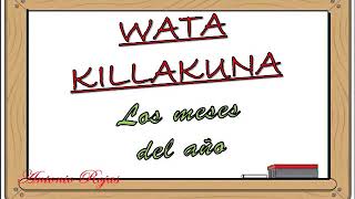 Los Días y meses en quechua como se dicen los días en quechua [upl. by Koh]