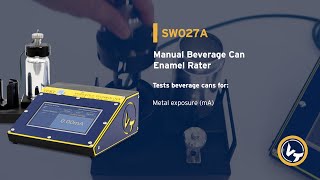 SW027A  Manual Beverage Can Enamel Rater [upl. by Enimajneb174]