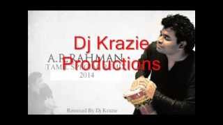 Dj Krazie  AR Rahman Special Tamil Remix [upl. by Aliahkim]