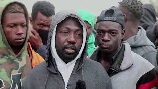 Migrants camp in Tunisian olive fields  REUTERS [upl. by Zelten]