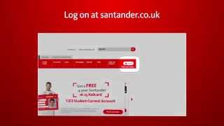 Santander Online Banking – how to log on [upl. by Tuorah]