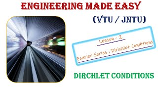 Dirichlet’s Conditions for Fourier Series  Signals and Systems  B Tech VTU  JNTU [upl. by Stock40]