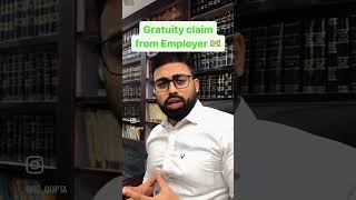 Gratuity claim from employer… shorts shortsvideo money [upl. by Linus]