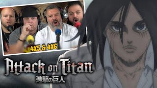 First time watching Attack on Titan reaction episodes 4x5 amp 4x6 SUB [upl. by Ak]