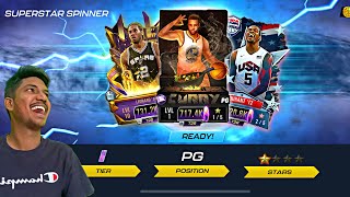 INSANE PULLS FROM THE ANTI MATTER SUPERSTAR SPINNER  NBA 2K MOBILE [upl. by Prussian]