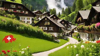 Lauterbrunnen Valley Switzerland🇨🇭The Most Beautiful Swiss VillageTop Travel Destination [upl. by Enad]