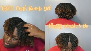 Trying TGIN Curl Bomb  Wash and Go [upl. by Ronnie]