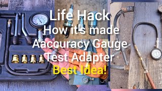 life Hack Compression tester accuracy test adapter  best idea  Tool [upl. by Aicsila]