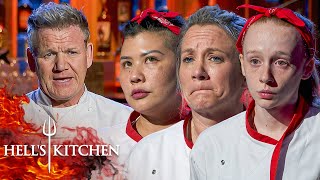 Nicole Mindy amp Alyssa Fight For Their Survival  Hells Kitchen [upl. by Alyacim686]