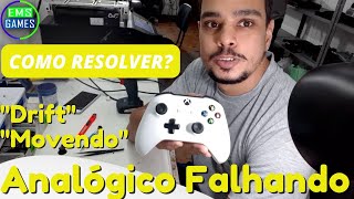 Como consertar o analógico do controle xbox one  Se movendo sozinho e falhando [upl. by Gael]