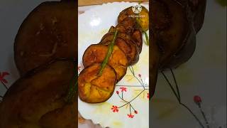 Begun Bhaja RECIPE Exposed shorts viral bengalidish [upl. by Ayanet]