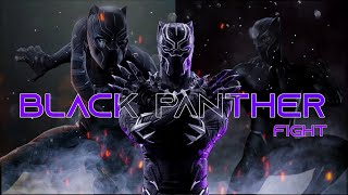 Black Panther Fight Scene  Wakanda Forever amp Avengers movie mixers 🎬 [upl. by Revned]