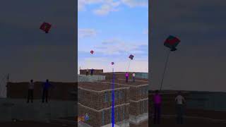 kite flying game shots shortsvideo viral kite wxyGMR [upl. by Leraj]