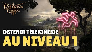 Obtenir le sort Télékinésie au niveau 1  Baldurs Gate 3 [upl. by Nazar]