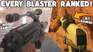 ALL 16 STAR WARS BATTLEFRONT 2 BLASTERS RANKED FROM WORST TO BEST 2019 [upl. by Ainezey776]