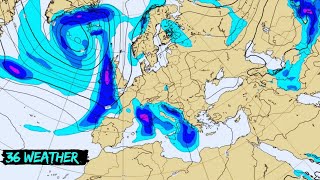 ΚΑΙΡΟΣ  6 Νοεμβρίου 2024  Μοντέλο ECMWF  Υετός  βροχές καταιγίδες  Στην Ευρώπη [upl. by Calli763]