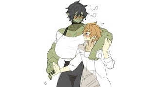 Drunk Orc GF Is So Cute  picco comic dub [upl. by Llekcm]